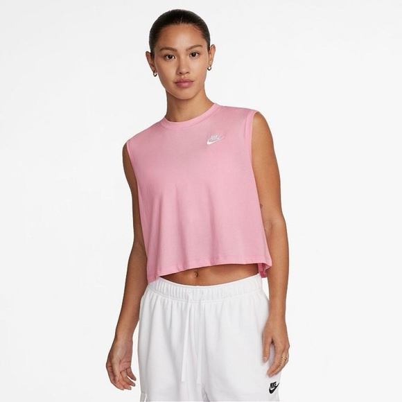 Nike Tops - Nike Women's Pink Muscle Tee Size XSmall